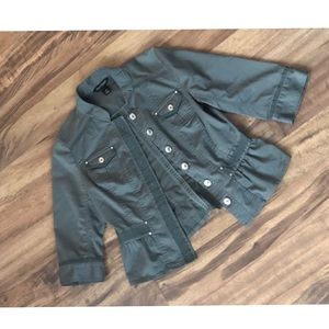 WHBM Olive Green Jacket